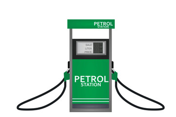 Fuel dispenser equipment. vector illustration