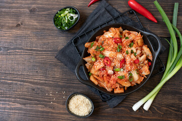traditional Korean food spicy Kimchee or kimchi cabbage, fermented food