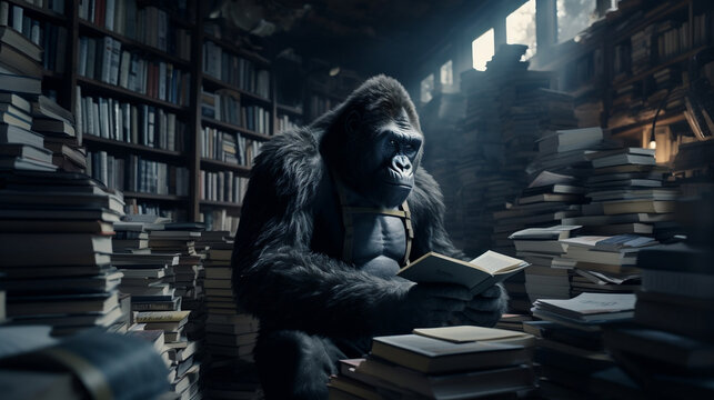 Gorilla in Library, Generative Ai