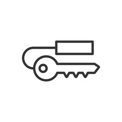 Hotel Key Icon - Room Key Icon