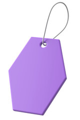 Price tag. Price label. 3D illustration.