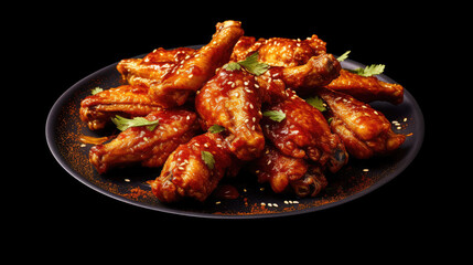 Fototapeta premium hot wings for the big game