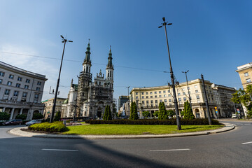Plac Zbawiciela w Warszawie - obrazy, fototapety, plakaty