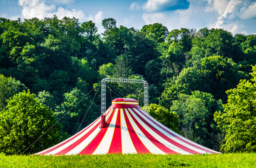 old circus tents