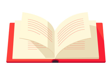 open book with pages