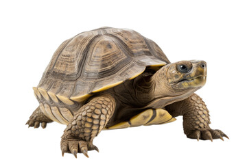 A turtle, isolated, white background, generative ai