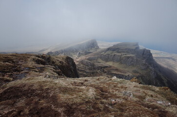trekking in the mountains