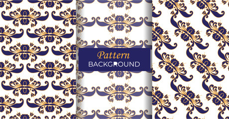 seamless fabric cloth pattern, Floral ethnic textile passion pattern .