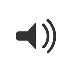 speaker audio icon isolated
