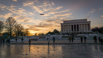 Washington DC while frozen