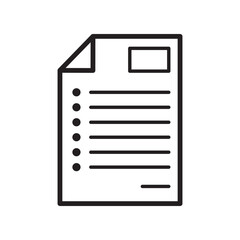 Fototapeta premium Document and File icon vector