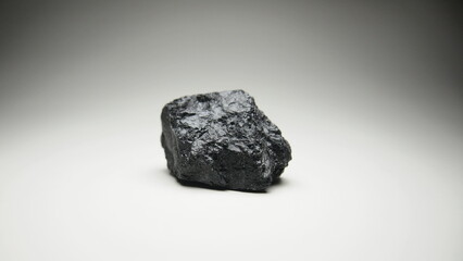 A black rock also known as Ozokerite