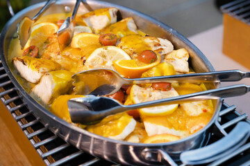 baked fish with citrus