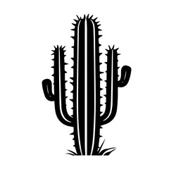 cactus silhouette illustration 