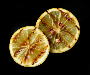 grilled lemon slices