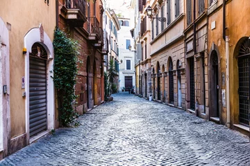 Fotobehang A street in Florence, Italy © Wieslaw