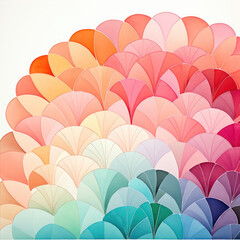 Fototapeta na wymiar circular colorfull pattern