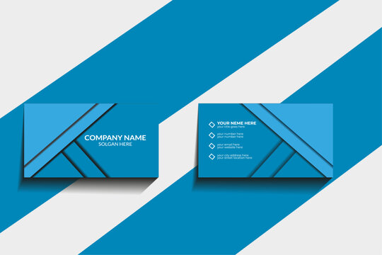 Design for a modern, straightforward business card.contemporary presentation cards with the company's logo business card design in vector 