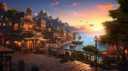 Obraz premium Role Playing Game Artwork