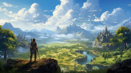 Obraz premium Role Playing Game Artwork