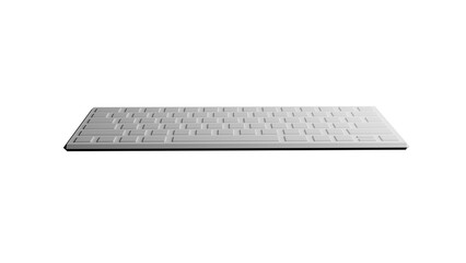 computer keyboard isolated on white