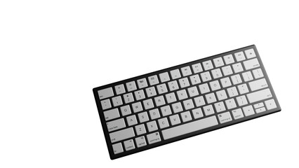 keyboard isolated on white