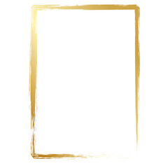 Obraz premium Gold frame border, golden frame, golden border