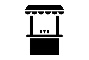 bar carnival icon black party glyph symbol circus sign art