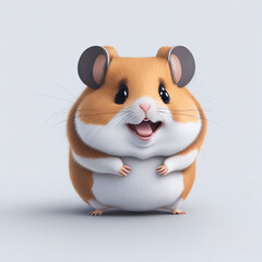 Hamster Stickers Print Svg Bundle, best friend cute animal clipart baby farm animals clipart and png farm baby animal life png and svg