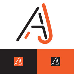 simple letter A logo template vector set, Line Art Logo, A Monogram