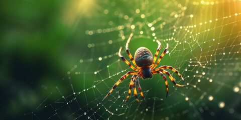 spider on the web