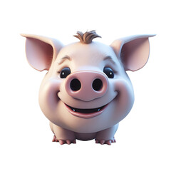 Obraz na płótnie Canvas Cute Mini Pig Svg & Png Decor Bundle for show pig face baby shower birthday card clip art farm animals svg - Transparent Background