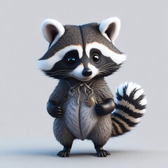 Obraz premium Woodland Animals Raccoon Sticker Svg for raccoon shirt, funny shirt svg raccoon cute gifts - Transparent Background