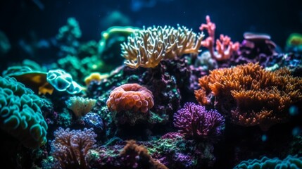 Fototapeta na wymiar Vibrant Underwater Wonderland: Exploring the Tropical Depths of the Red Sea, generative AIAI Generated
