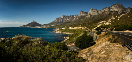 Twelve Apostles and Lions head in Cape Town South Africa