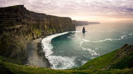 Cliffs of Moher at sunset Co.Clare, Ireland