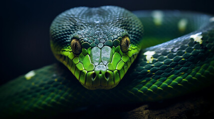 Fototapeta premium close up of a snake
