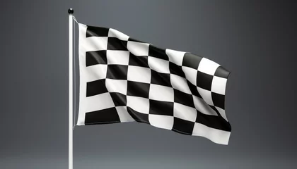 Keuken spatwand met foto racing flag © Nova