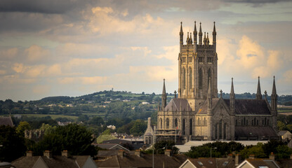 Fototapeta na wymiar Cathedral church in Kilkenny, Ireland