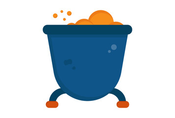 pot illustration Halloween app icon web symbol artwork sign