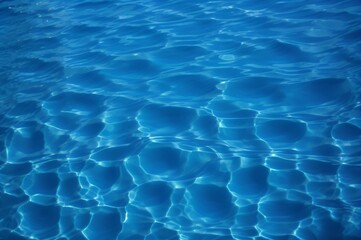 Fototapeta na wymiar blue water surface in pool background