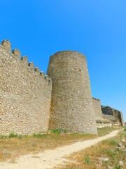 Fototapeta na wymiar Urueña medieval fortification in the Valladolid province