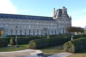 France, Paris, 20.11.2013: The Louvre, or the Louvre Museum is a national art museum in Paris, a...