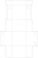 Box Packaging Die Cut Template