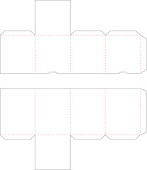 Box Packaging Die Cut Template