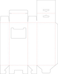 Box Packaging Die Cut Template