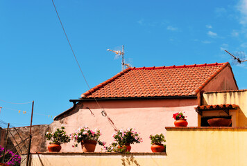 the historic center of borgio verezzi savona italy