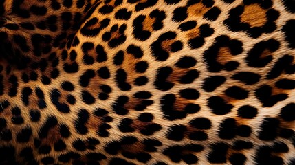 Close up leopard skin texture pattern. 8k resolution