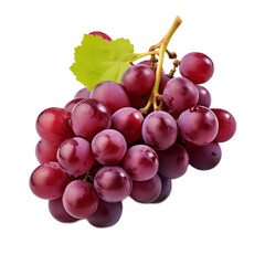 Fototapeta premium red grapes isolated on white