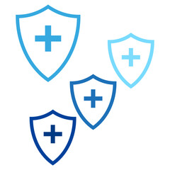Fototapeta premium Insurance icon. Medical Insurance Icon. Vector illustration. EPS 10.